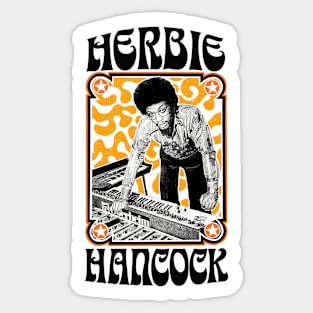 Herbie Hancock --- Retro Psychedelic Design Sticker